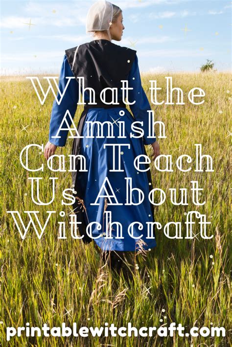 The Hidden Meanings Behind Amish Witch Names